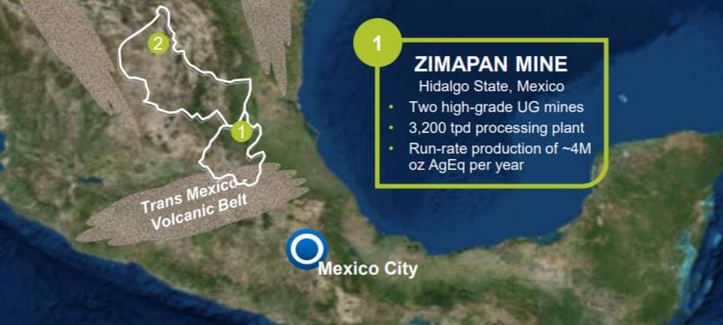 zimapan mine location map